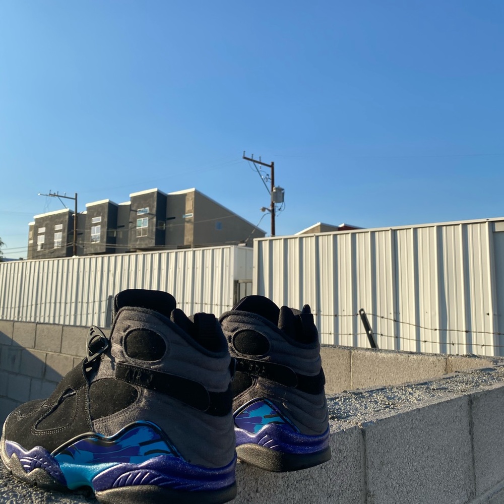 Jordan aqua 8s - Picture 3 of 4
